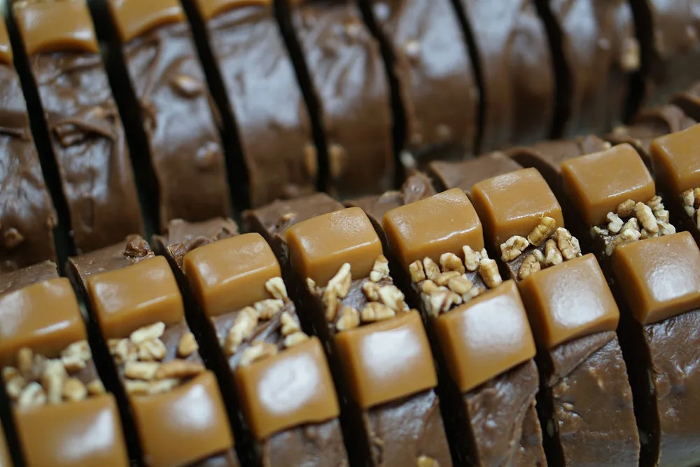 Assorted chocolates and caramels from Uncle Leroy’s Candy Kitchen